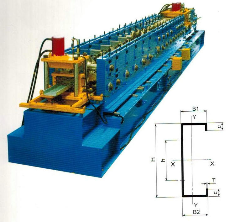 c purlin roll forming machine