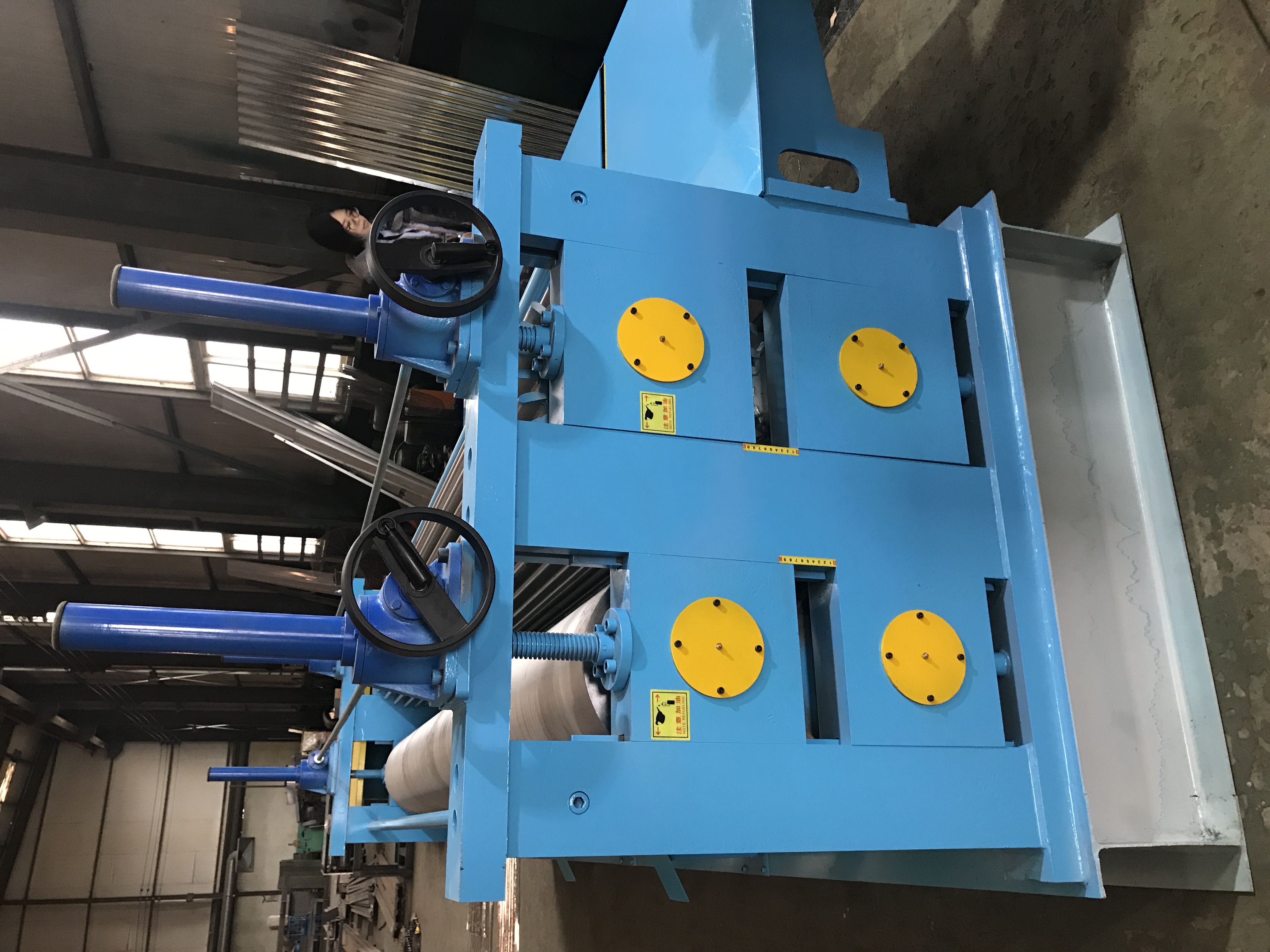 Metal thin plate barrel corrugating machine tile rolling mac_steel