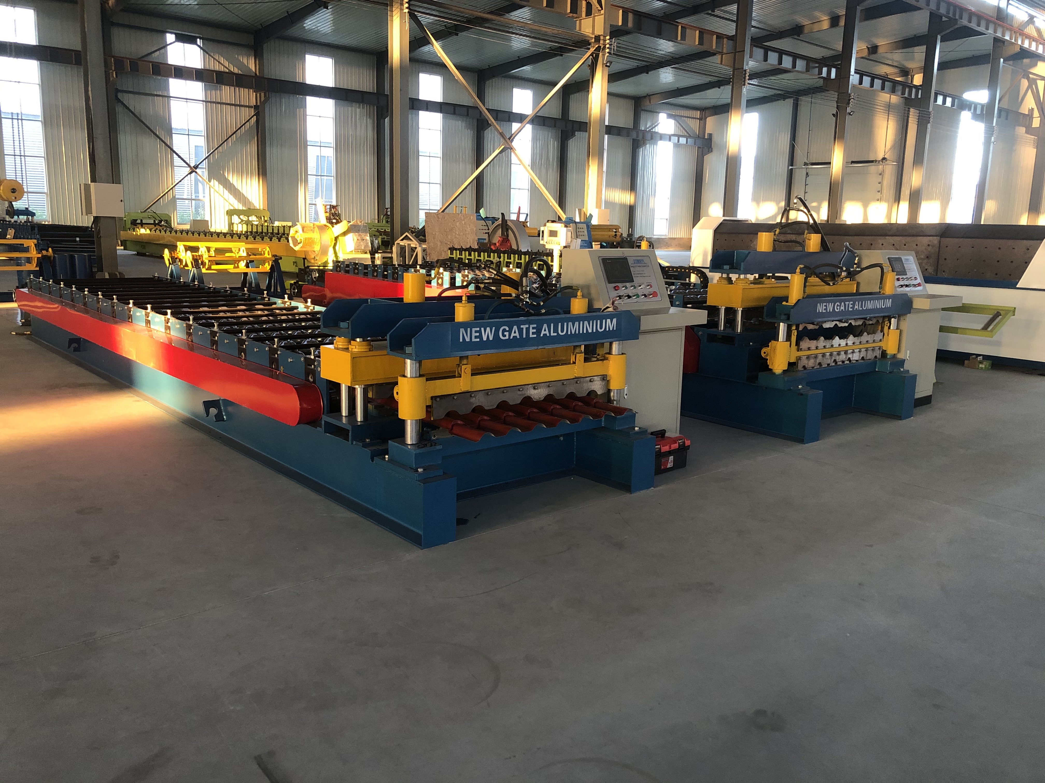 Roof Panel Roll Forming Machine Perpare To Make Test