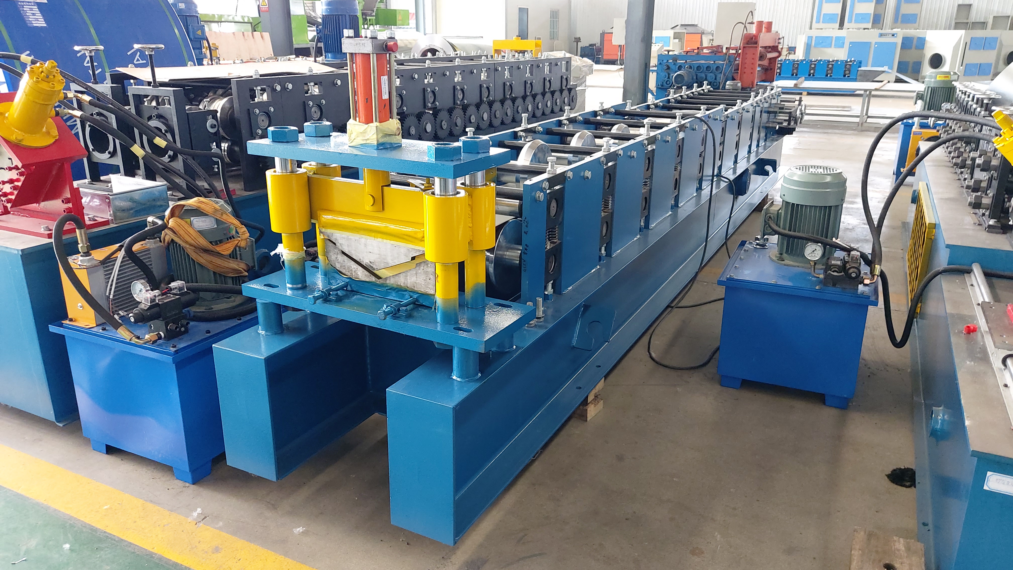 Kenya roof sheet roll forming machine has completed