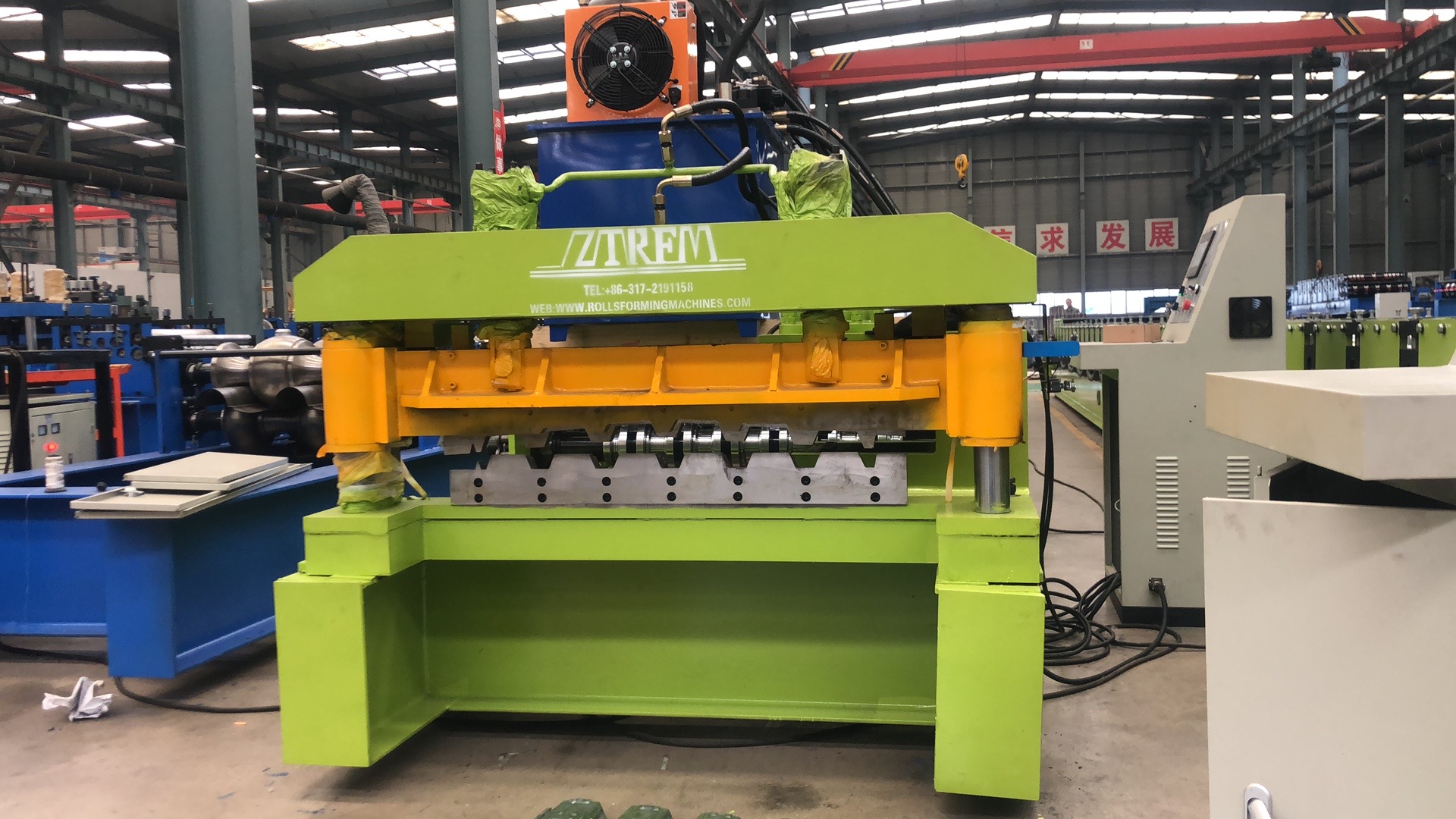 Floor Deck Roll Forming Machine Is Ready To Go To Peru