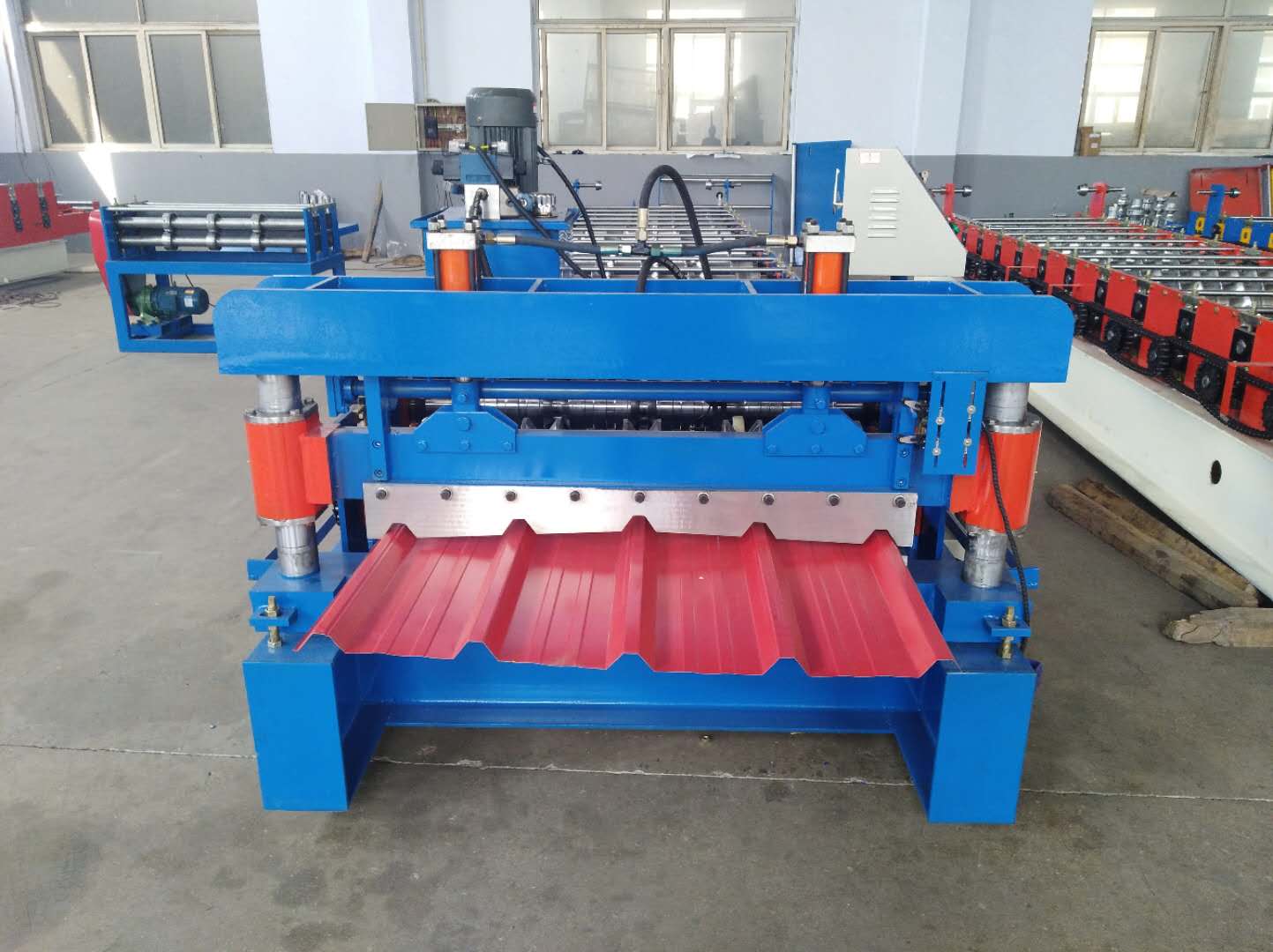 India standard roof profile roll forming machine