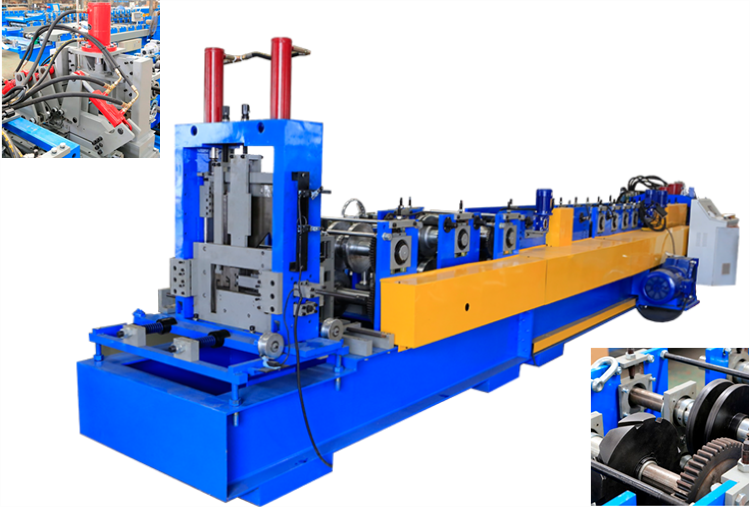 steel purlin roll forming machine