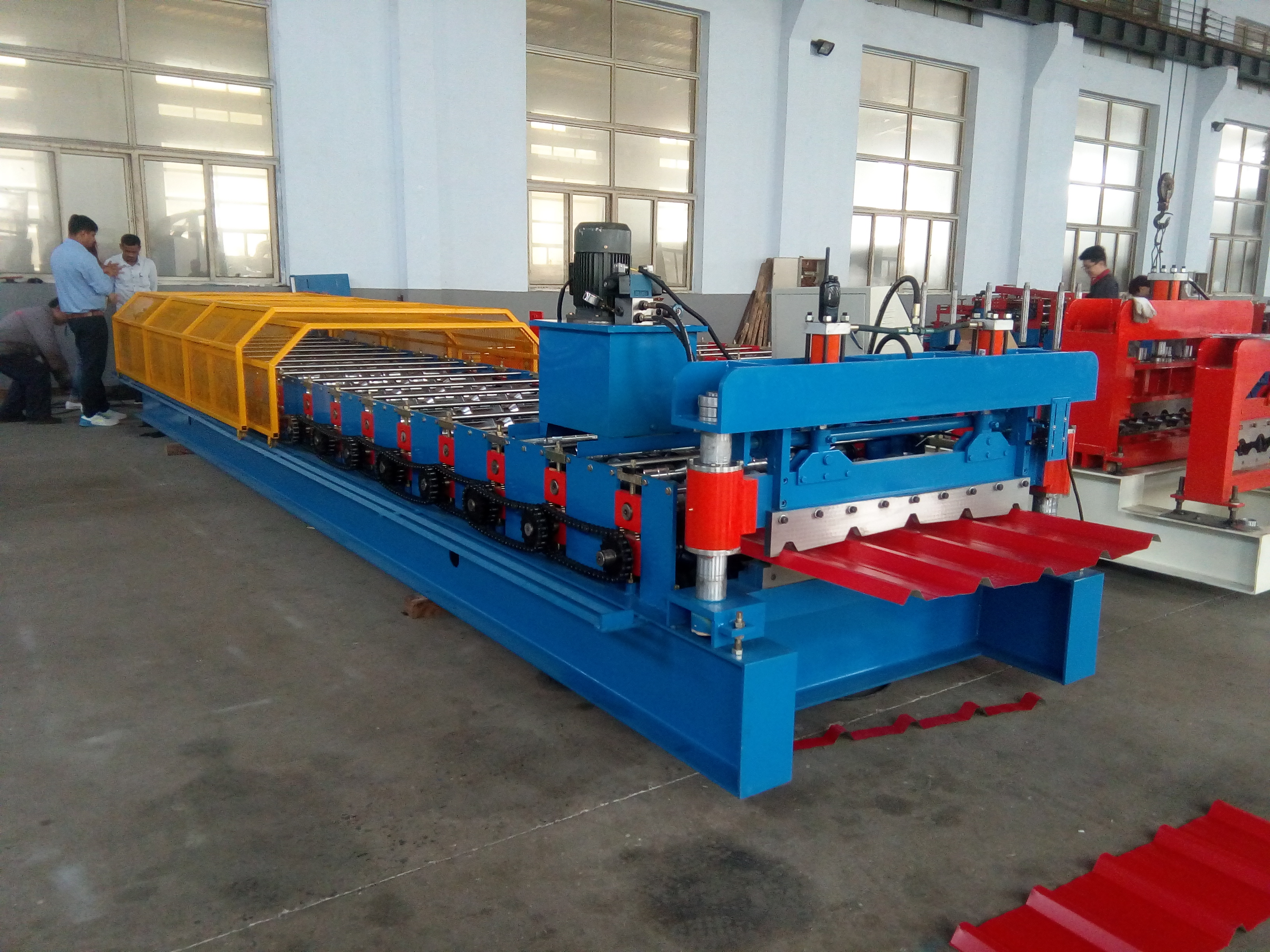 India standard roof profile roll forming machine