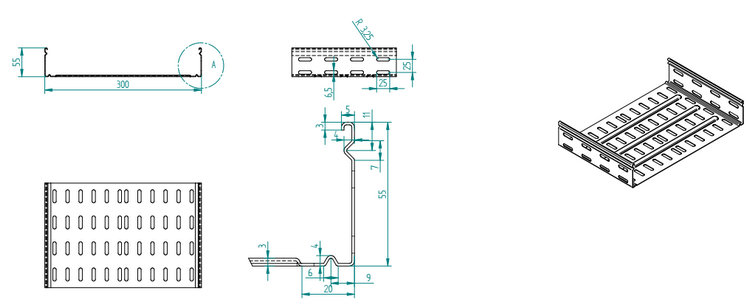 cable tray roll forming machine