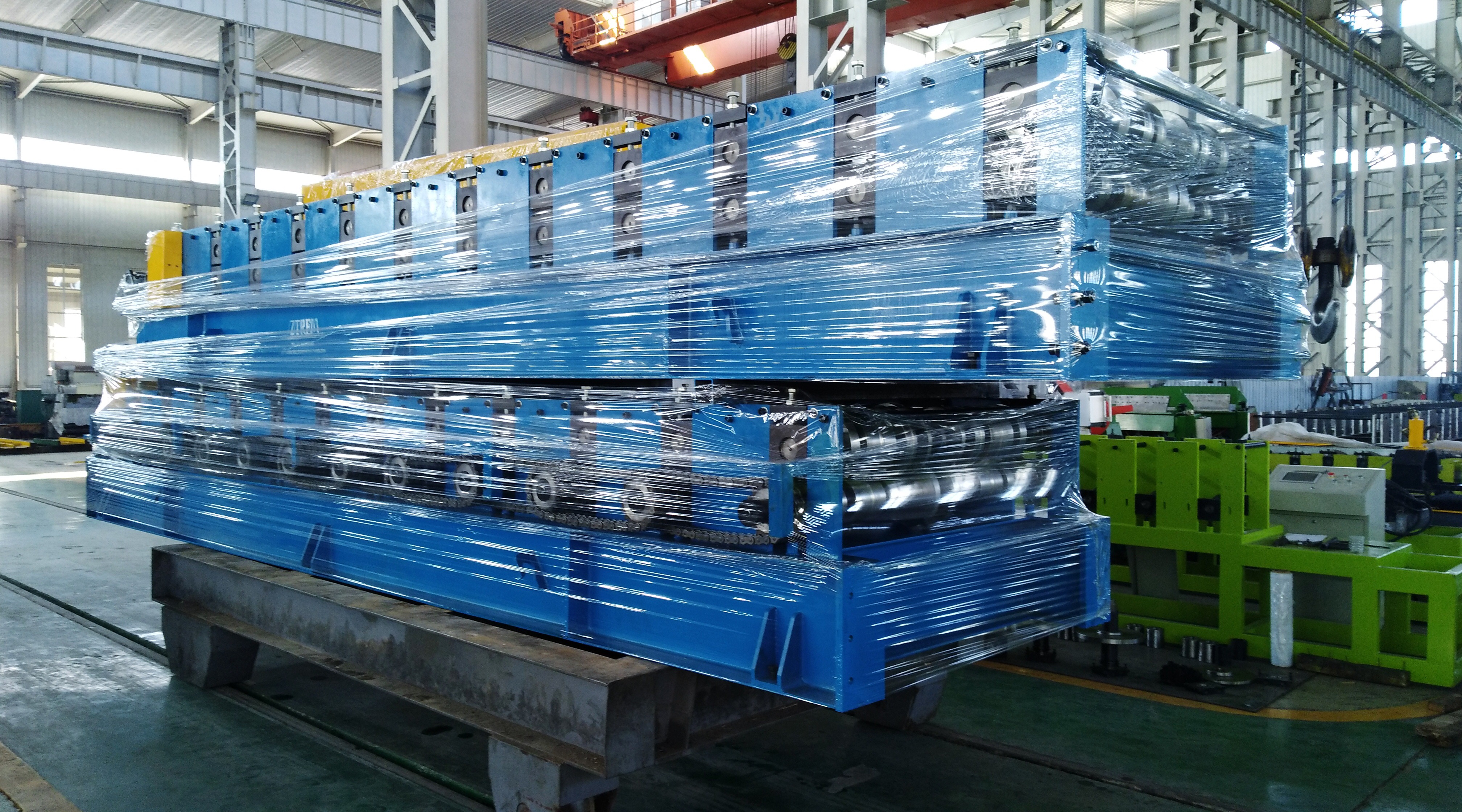 Shipment for floor deck roll forming machine