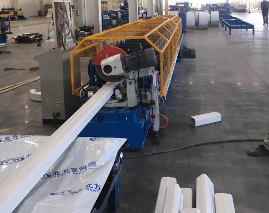 metal steel downspout rolling forming machine