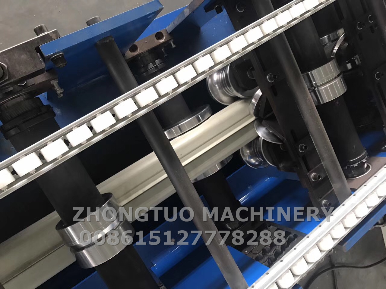 metal steel downspout rolling forming machine