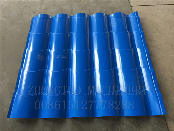 Model type roof sheet Glazed Tile Roll Forming Machine