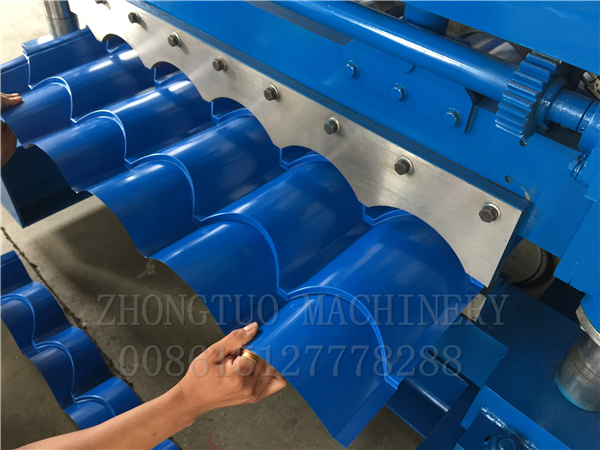 Model type roof sheet Glazed Tile Roll Forming Machine