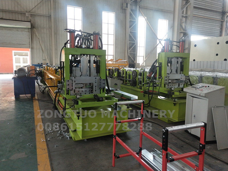 High cost-effective C/Z purlin interchangeable roll forming machine