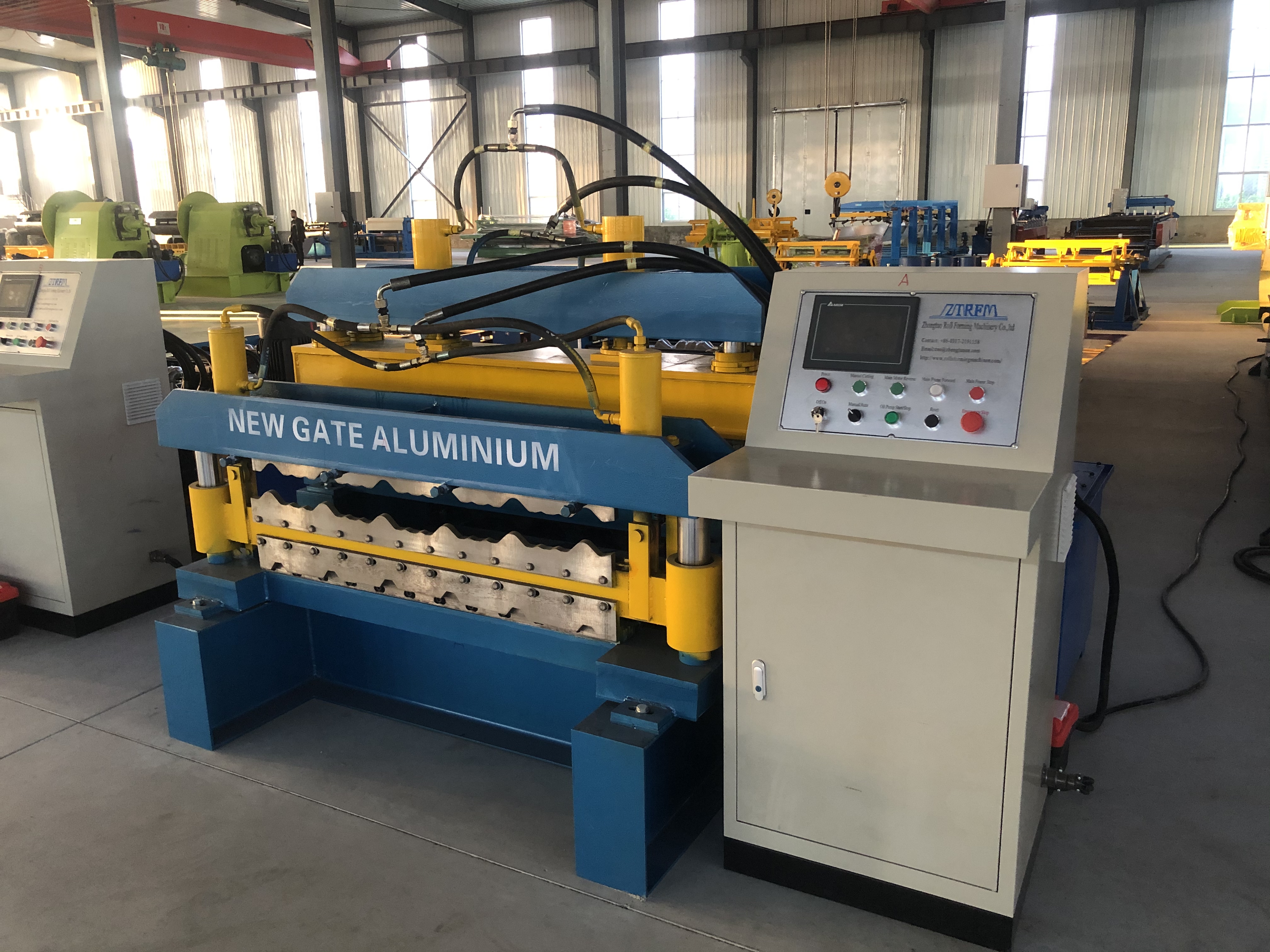 Roof Panel Roll Forming Machine Perpare To Make Test