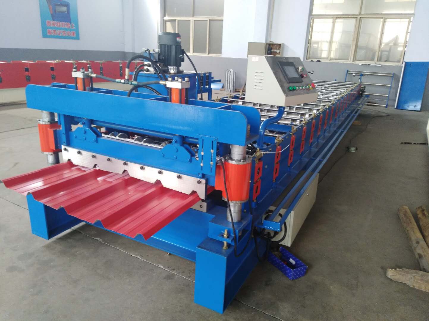 India standard roof profile roll forming machine