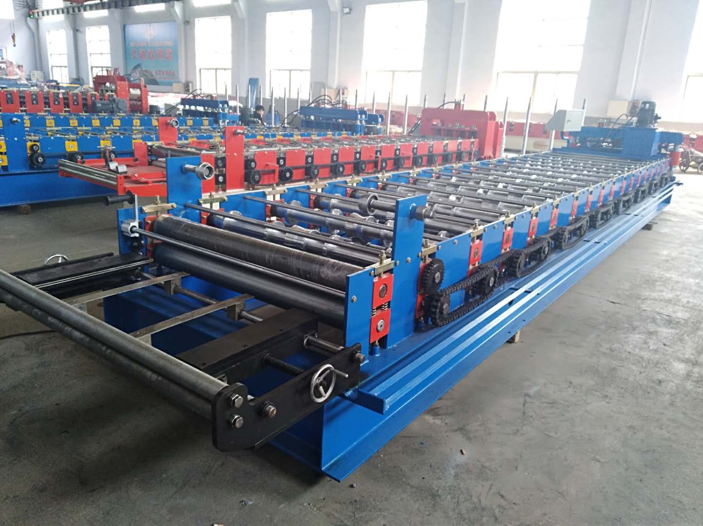 India standard roof profile roll forming machine