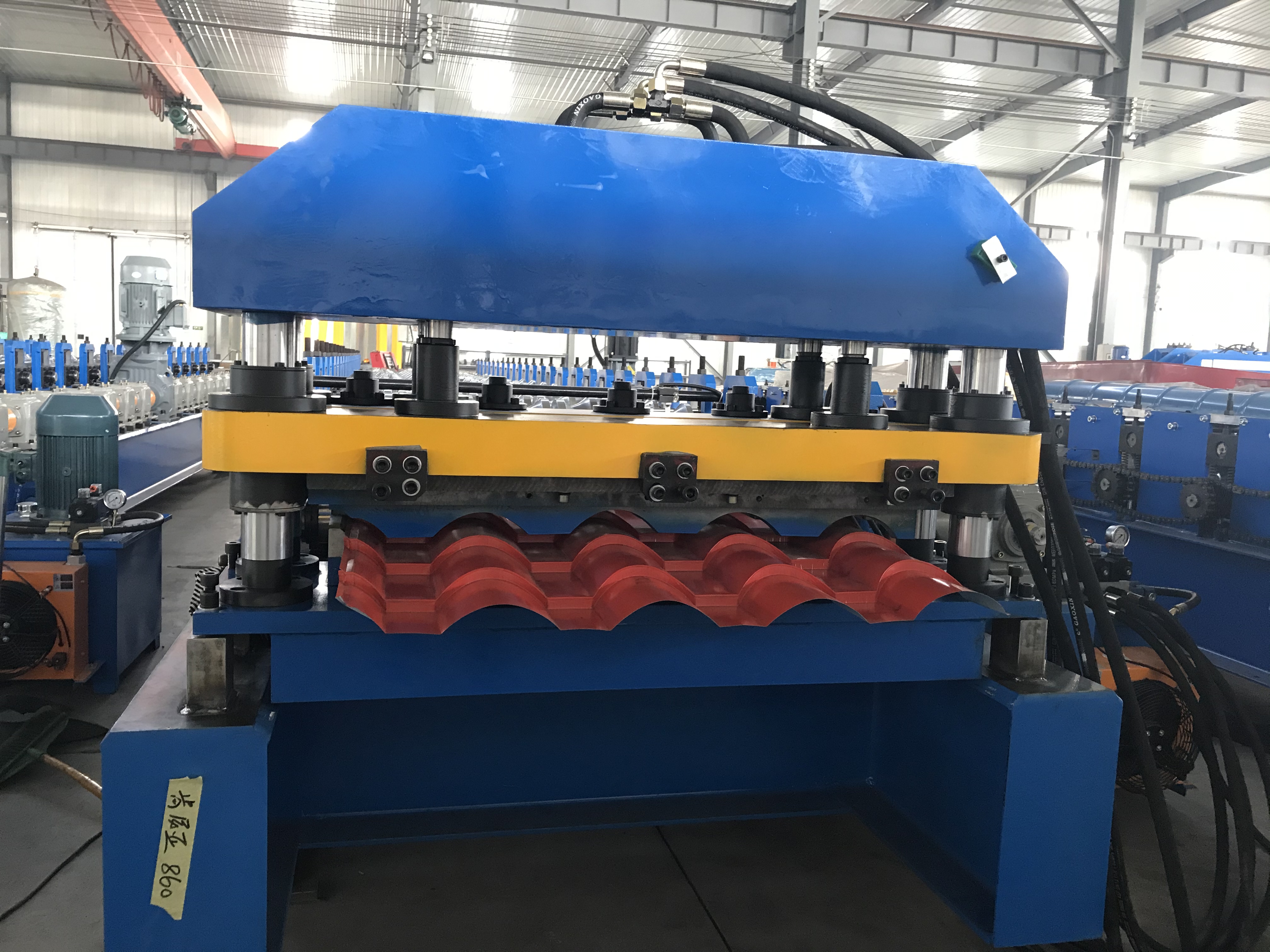 Bamboo glazed tile making machine for sale