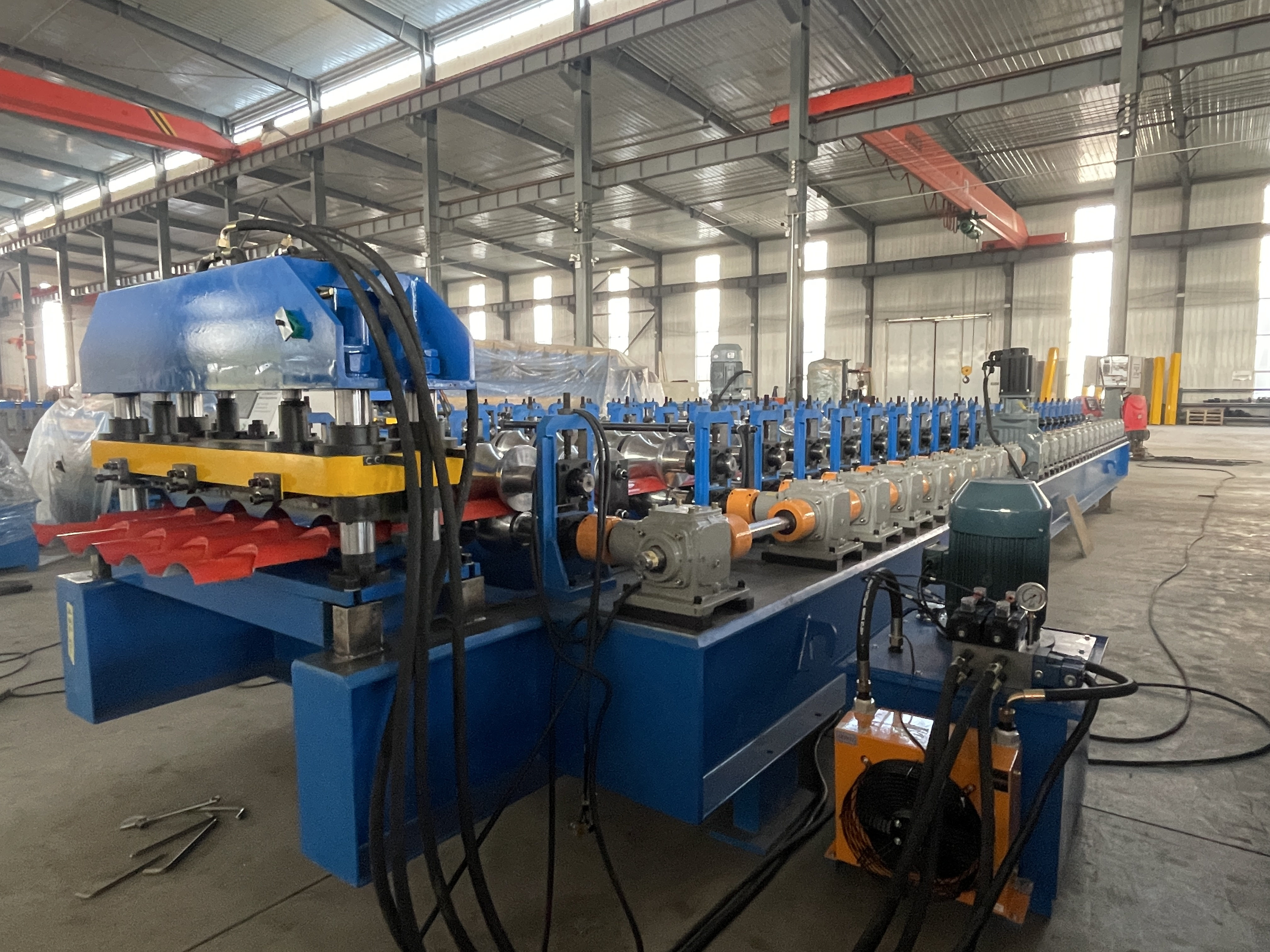 Bamboo glazed tile making machine for sale