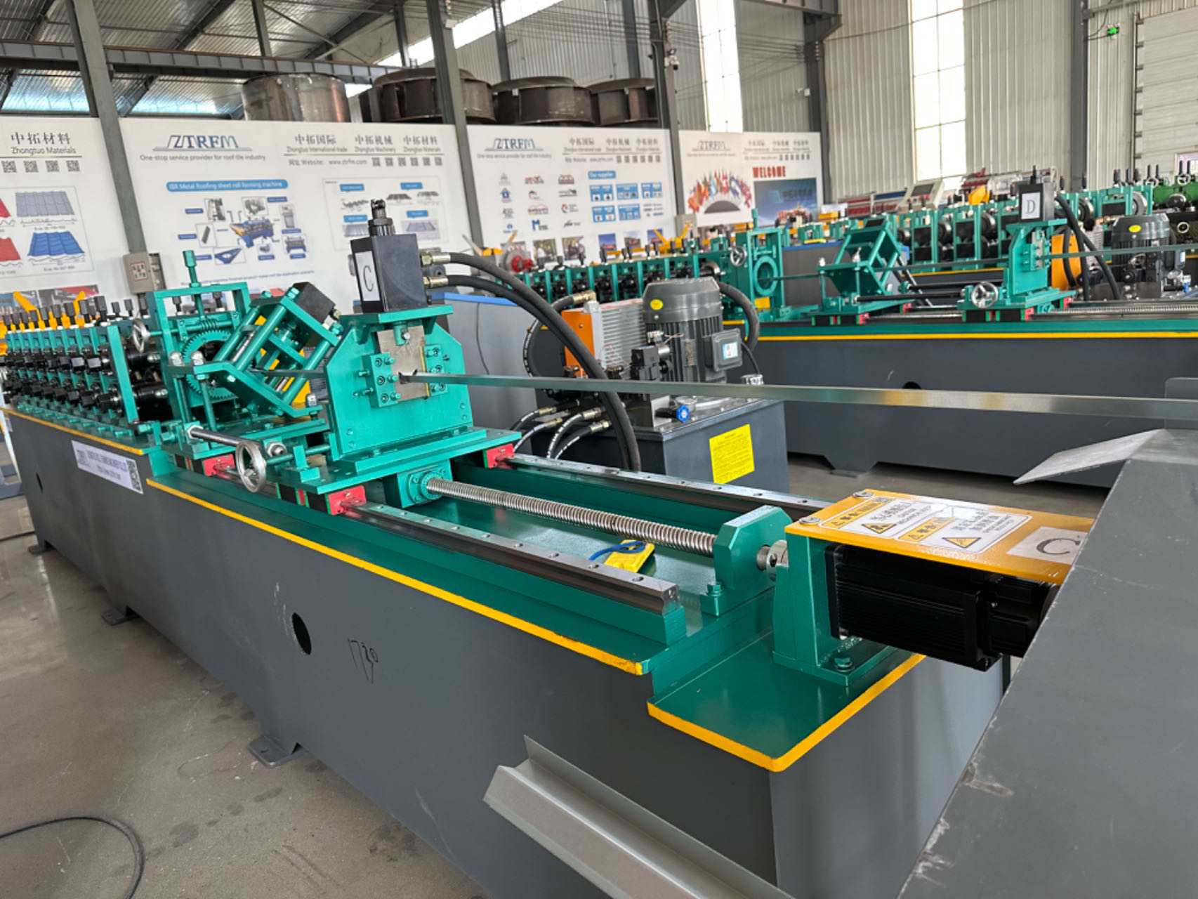 Light Gauge Keel Roll Forming Machine Ready For Ship Out