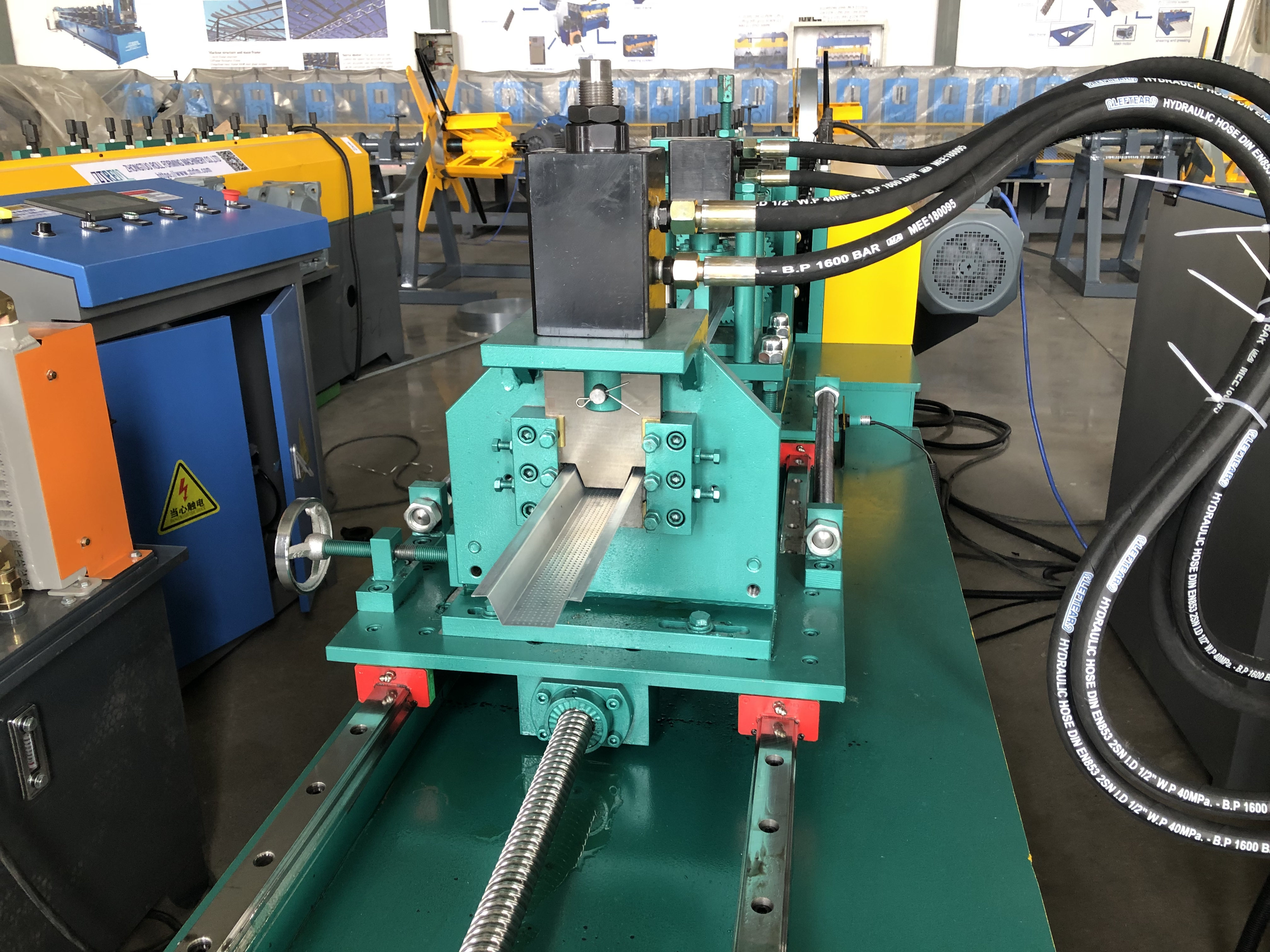 Light Gauge Keel Roll Forming Machine Ready For Ship Out
